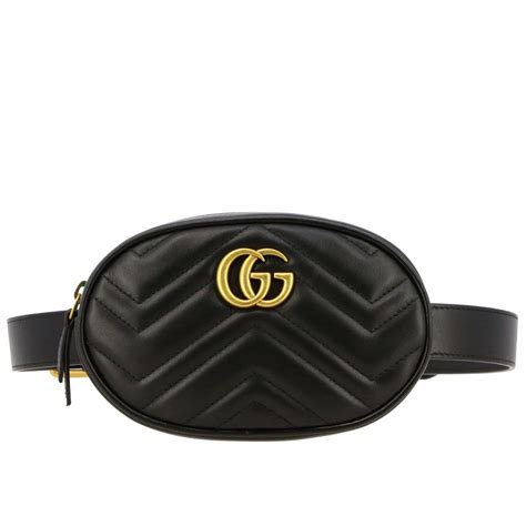 marsupio gucci nero donna|Marsupio Gucci GG Marmont Nero For Sale at 1stDibs.